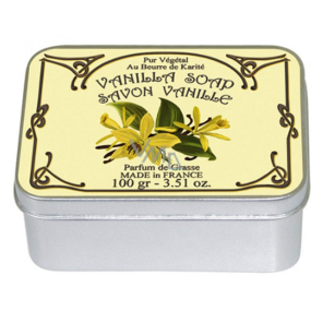 Le Blanc Vanille - Vanilka přírodní mýdlo tuhé v krabičce 100 g