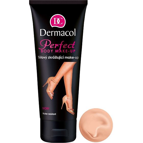 Dermacol Perfect voděodolný zkrášlující tělový make-up odstín Ivory 100 ml