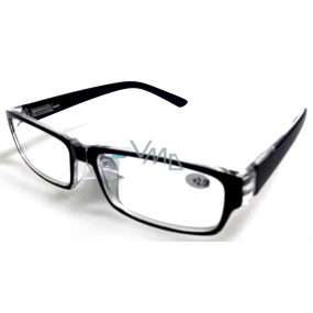 Berkeley Čtecí dioptrické brýle +2 plast černé 1 kus MC2062