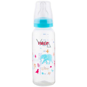 Baby Farlin Kojenecká láhev standardní 3+ měsíců modrá 240 ml AB-41012 B