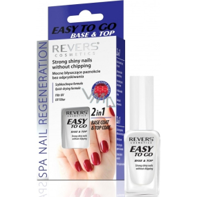 Revers Easy To Go Base & Top Coat 2v1 podkladový a krycí lak na nehty 10 ml