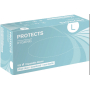 Sempermed Protects Hygienic Vinyl clear Rukavice jednorázové, bez pudru, čiré, vinylové, velikost L, box 100 kusů