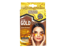 Beauty Formulas Gold zlaté gelové pásky pod oči s kolagenem 6 párů