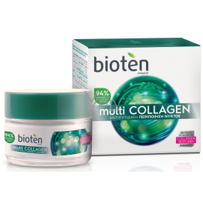 Bioten Multi Collagen noční krém proti vráskám 50 ml