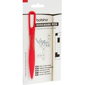 If Bobino Bookmark Pen pero Červené 1,5 x 0,6 x 14,5 cm