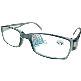 Berkeley Čtecí dioptrické brýle +3,5 plast šedé průhledné 1 kus MC2206