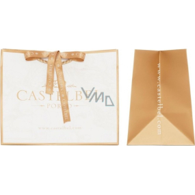 Castelbel Dárková papírová taška malá 24,5 x 20 x 14 cm Bílá