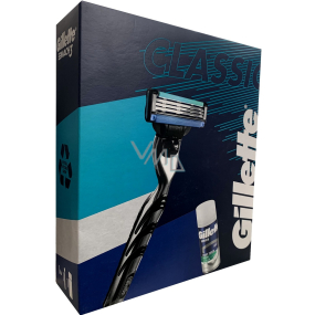 Gillette Mach3 holící strojek s 1 náhradní hlavicí + Sensitive pěna na holení s aloe vera 100 ml, kosmetická sada pro muže