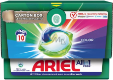 Ariel All-in-1 Pods Color gelové kapsle na barevné prádlo 10 kusů