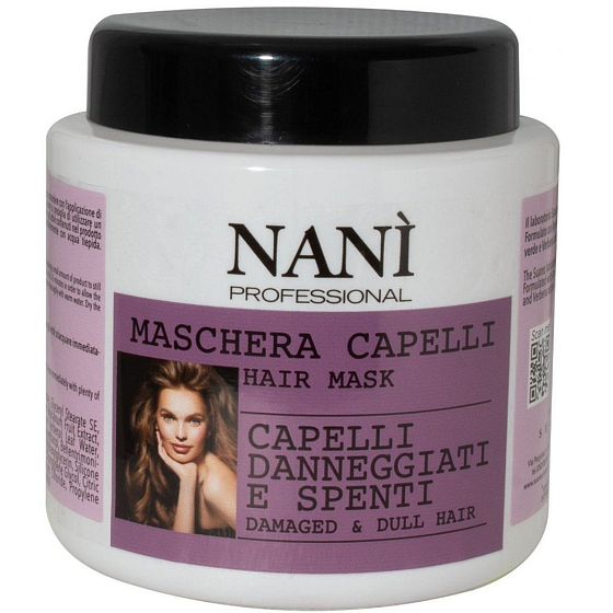 Naní Professional Milano maska na vlasy pro obnovu poškozených vlasů 500 ml
