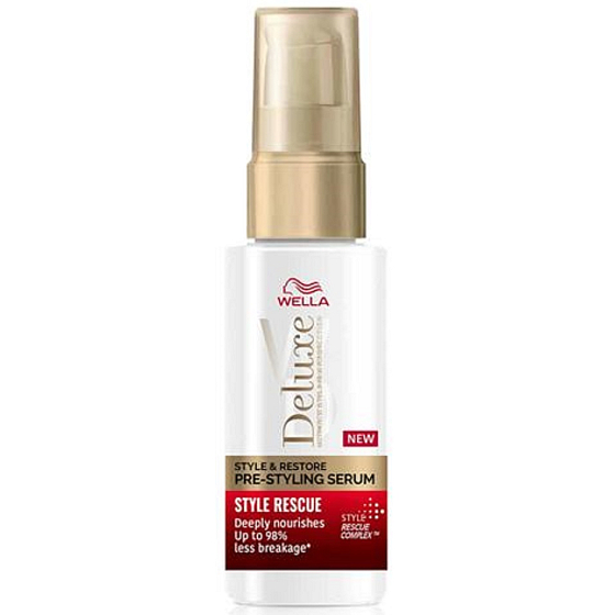 Wella Deluxe Style & Restore sérum pro obnovu a posílení vlasů 50 ml
