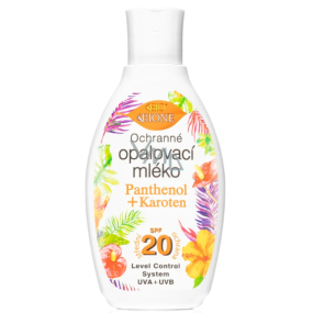 Bione Cosmetics Panthenol + Karoten SPF 20 ochranné opalovací mléko 150 ml