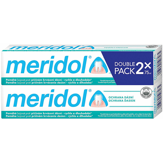 Meridol Gum Protection zubní pasta pro ochranu dásní 2 x 75 ml, duopack