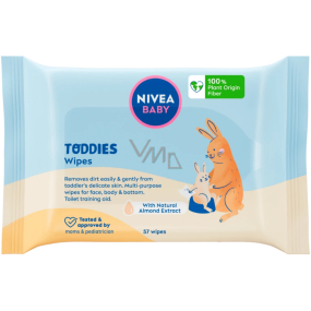 Nivea Baby Toddies multifunkční vlhčené čistící ubrousky 57 kusů