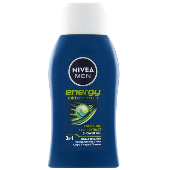 Nivea Men Energy sprchový gel pro muže, 50 ml
