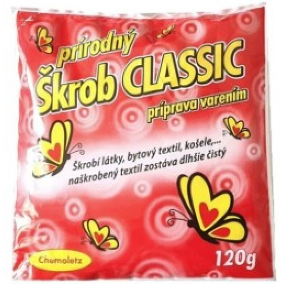 Chemoletz Classic škrob na prádlo, 120 g