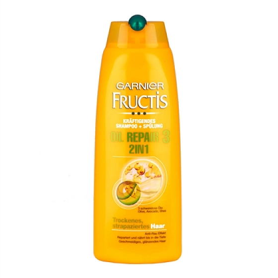 Garnier Fructis Oil Repair 3 2v1 posilující šampon pro suché poškozené vlasy 250 ml