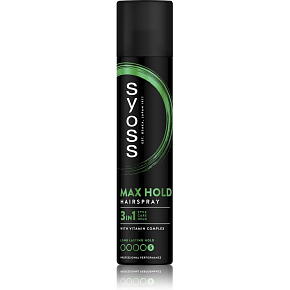 Syoss Max Hold Lak na vlasy pro mega silnou fixaci 5, 300 ml