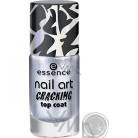 Essence Nail Art Cracking krycí lak s efektem rozpraskaného laku 04 Silver 8 ml