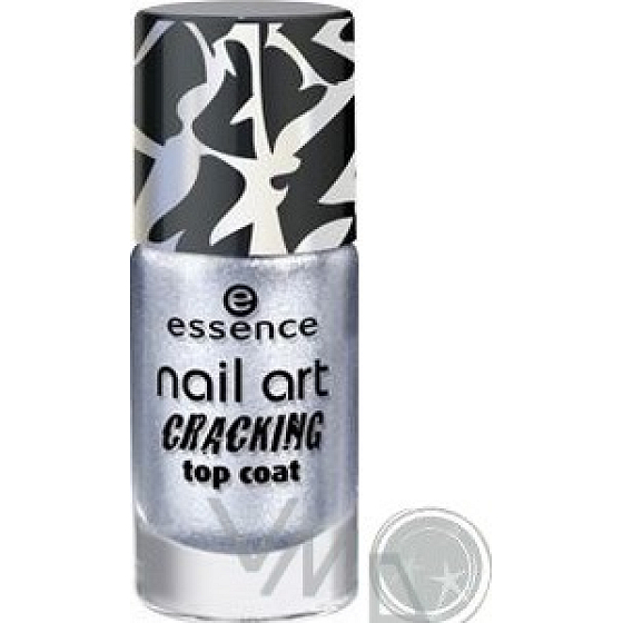 Essence Nail Art Cracking krycí lak s efektem rozpraskaného laku 04 Silver 8 ml