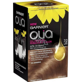 Garnier Olia barva na vlasy bez amoniaku 7.0 Tmavá blond