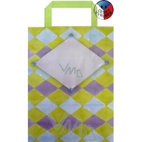 Nekupto Dárková kraftová taška 29 x 22 x 10 cm Zelenofialová 1 kus 160