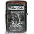 Bohemia Gifts Retro zapalovač kovový benzínový s potiskem Silver Lake 5,5 x 3,5 x 1,2 cm