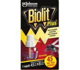 Biolit Plus Elektrický odpařovač s vůní citronelly proti komárům a mouchám náhradní náplň 45 nocí 31 ml