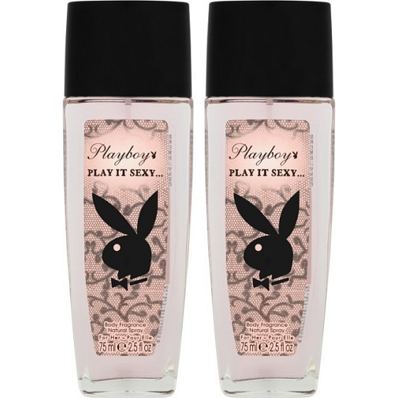 Playboy Play It Sexy parfémovaný deodorant sklo pro ženy 2 x 75 ml, duopack