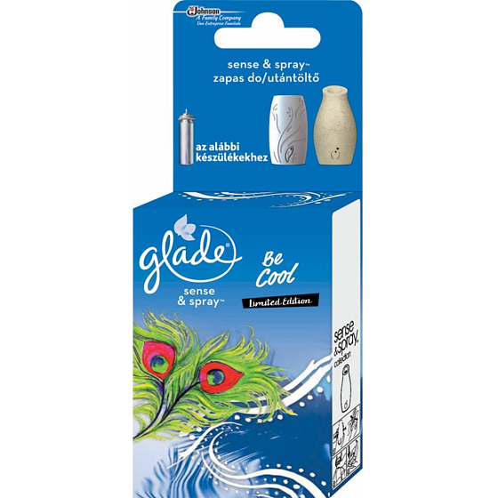 Glade Sense Be Cool osvěžovač vzduchu náhradní náplň 18 ml