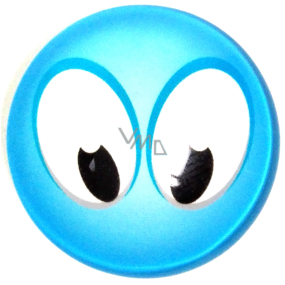 Nekupto Magnet Emoji Smajlík kolečko modrý, mimozemšťan 4 cm