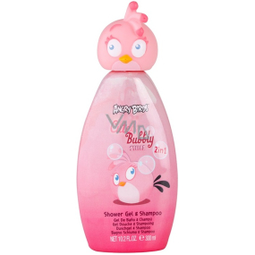 Angry Birds Cute & Bubbly Stella 2v1 sprchový gel a šampon pro děti 300 ml