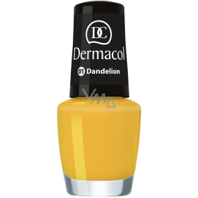 Dermacol Nail Polish Mini Summer Collection lak na nehty 01 Dandelion 5 ml