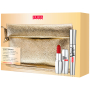 Pupa Vamp! řasenka 100 Extra Black 9 ml + I m Matt matná rtěnka 071 True Red 3,5 g + zlatá kabelka, kosmetická sada