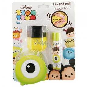 Disney Tsum Tsum Stack Me lesk na rty + lak na nehty, kosmetická sada pro děti