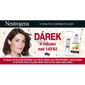 Neutrogena Nordic Berry výživný balzám na rty 4,9 g