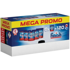 Finish All in 1 Max Regular tablety do myčky 6 x 20 tablet = 120 kusů, megabox