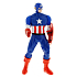 Marvel Captain America 3D Pěna do koupelový a sprchový gel pro děti 200 ml