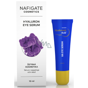 Nafigate Cosmetics Hyaluron Eye Serum oční sérum rozjasňuje a zpevňuje oční okolí 10 ml