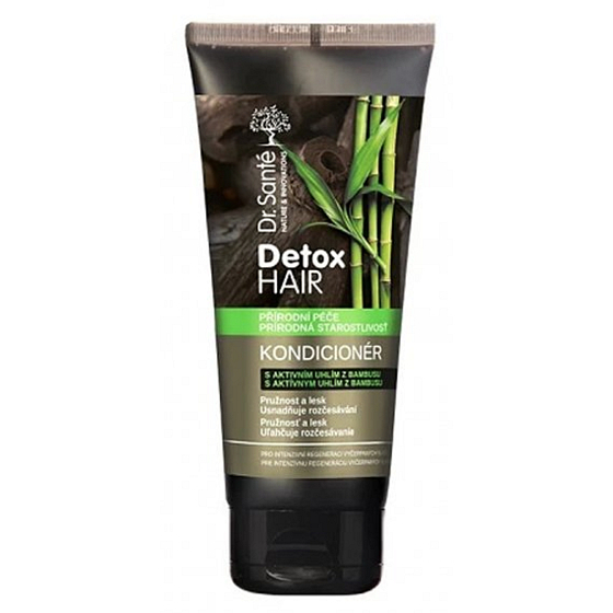 Dr. Santé Detox Hair kondicionér na vlasy s aktivním uhlím z bambusu 200 ml