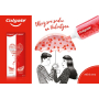 Colgate Dare To Love červená zubní pasta obsahuje chladící rozpustné krystalky ve tvaru srdce 98 ml
