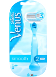 Gillette Venus Smooth holicí strojek + náhradní hlavice 2 kusy pro ženy