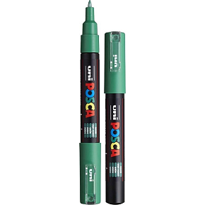 Posca Univerzální akrylátový popisovač 0,7 - 1 mm Zelená PC-1M