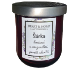 Heart & Home Sladké třešně sójová vonná svíčka se jménem Šárka 110 g