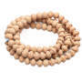 Lotus Bodhi 108 Mala, přírodní lotosový náhrdelník 108 + 6 buddhistických modlitebních korálků 9,5 mm - mír, požehnání