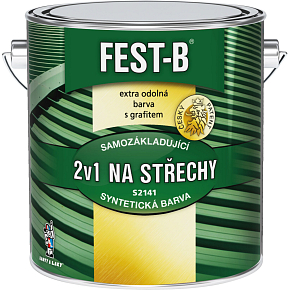 FEST-B S2141, antikorozní nátěr na železo, 0540 zelený, 2,5 kg FEST-B S2141, antikorozní nátěr na železo, 0540 zelený, 2,5 kg