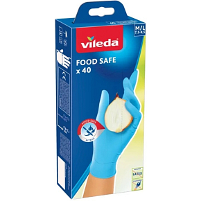 Vileda jednorázové rukavice Food Safe, velikost M/L, 40 ks