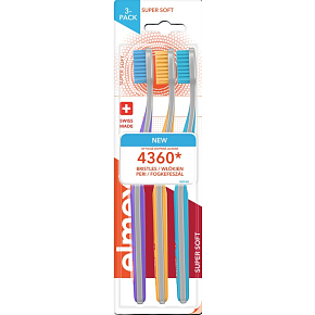Elmex Supersoft 3-pack zubní karáček Elmex Supersoft 3-pack zubní karáček
