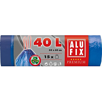 Alufix Pytle na odpadky zatahovací 40 l, 15 ks