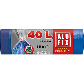 Alufix Pytle na odpadky zatahovací 40 l, 15 ks